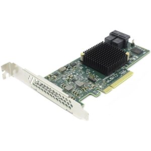 Broadcom 9300-8i (8xSAS 3.0/SATA внутренних каналов), HBA, PCI-E 3.0, 2x SFF-8643 Mini-SAS HD, no BBU, no cache (LSI SAS 3008)