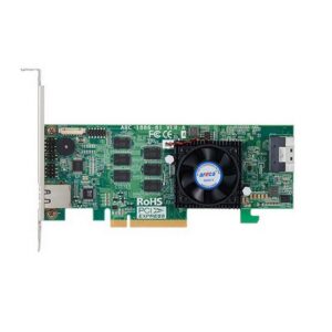 Areca ARC-1886-8I (NVMe/SAS/SATA 12G, RAID 0,1,5,6,10,50,60, 8port (1х int SFF8654 x8) (2x SSD NVMe или 8х SAS/SATA), PCIe 4.0 x8 LP, RAID 8Gb Cache + Cache Protection Kit (приобретается отдельно)
