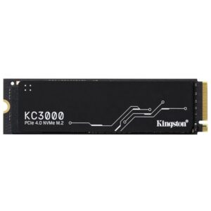 SSD 2TB Kingston KC3000 NVMe M.2 PCI-E Gen4 x4 (R7000/W7000MB/s), 3D TLC, (DWPD 0.44) (1600 TBW)