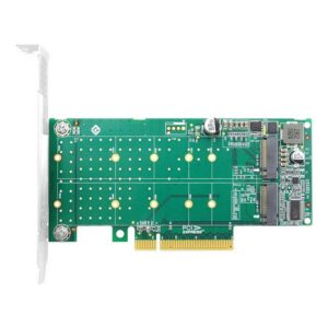 Плата расширения для 2xM.2 NVMe SSD, PCIe Gen4 x8, LRNV95N8 Lr-link