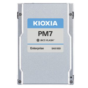 SSD 7.6TB Kioxia РM7-R Enterprise SAS-4 (22 Gbit/s) BiCS FLASH TLC R4200/W4100MB/s MTTF 2500000 (DWPD 1) 15mm