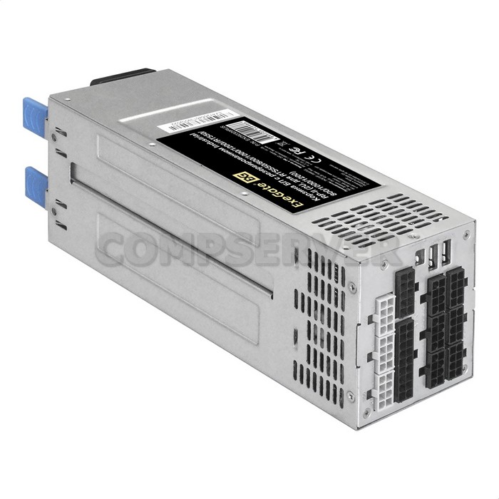 Блок питания 2x800W с резервированием ExeGate, 2U, APFC, КПД 94% (80 PLUS Platinum), Industrial-RTS800 — изображение 2