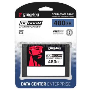 ssd 480gb kingston dc600m enterprise, sata, r560/w470 mb/s, iops 94k/41k, 3d tlc, (1.66 dwpd 3y), 876tbw