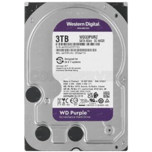 HDD 3TB SATA III (6 Гбит/с) 5400 об/мин 3,5" 256MB buffer, Western digital Purple