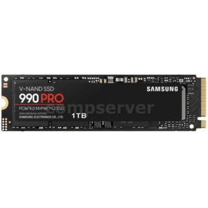SSD 1TB Samsung SSD 990 PRO NVMe M.2 PCI-E Gen4 x4 (R7450/W6900MB/s), 3D TLC, (DWPD 0.3) (600 TBW)