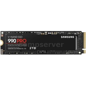 SSD 2TB Samsung SSD 990 PRO NVMe M.2 PCI-E Gen4 x4 (R7450/W6900MB/s), 3D TLC, (DWPD 0.3) (1200 TBW)