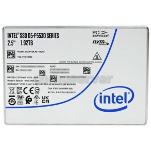 SSD 1.9TB NVMe U.2 Intel D5-P5530 Gen4, 2.5" R/W 6500/3000 Mb/s, 3D TLC, (DWPD 1) 3500 TBW, 15мм