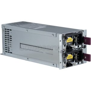 Блок питания 2x1200W с резервированием ASPower, 2U, APFC, КПД 92% (80 PLUS Gold), R2A-DV1200-N