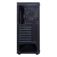 Корпус 1STPLAYER FD3, Midi Tower, ATX/mATX, без БП, стекло, чёрный (FD3-BK-4F1) — фото 3