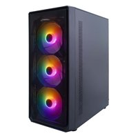 Корпус 1STPLAYER FD3, Midi Tower, ATX/mATX, без БП, стекло, чёрный (FD3-BK-4F1) — фото 4