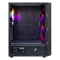 Корпус 1STPLAYER FD3, Midi Tower, ATX/mATX, без БП, стекло, чёрный (FD3-BK-4F1) — фото 5