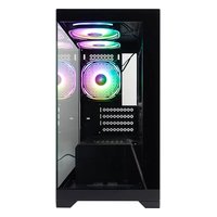 Корпус 1STPLAYER MIKU Mi2, Mini Tower, mATX/Mini-ITX, без БП, стекло, чёрный (Mi2-BK-3F1) — фото 2