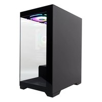 Корпус 1STPLAYER MIKU Mi2, Mini Tower, mATX/Mini-ITX, без БП, стекло, чёрный (Mi2-BK-3F1) — фото 4