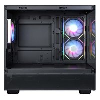 Корпус 1STPLAYER MIKU Mi5, Mini Tower, mATX/Mini-ITX, без БП, стекло, чёрный (Mi5-BK) — фото 3