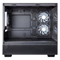 Корпус 1STPLAYER MIKU Mi5, Mini Tower, mATX/Mini-ITX, без БП, стекло, чёрный (Mi5-BK) — фото 4