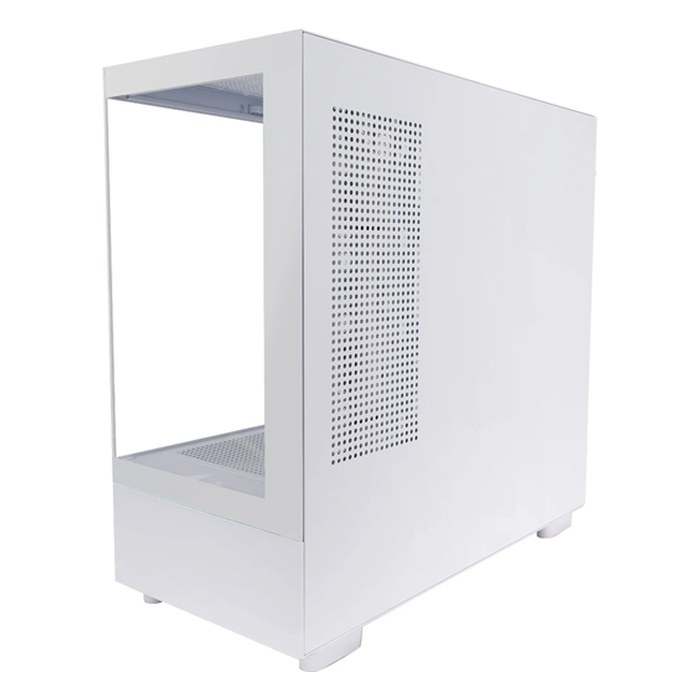 Корпус 1STPLAYER MIKU Mi5, Mini Tower, mATX/Mini-ITX, без БП, стекло, белый (Mi5-WH)