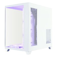 Корпус 1STPLAYER MEGAVIEW MV8-TP, Midi Tower, ATX/mATX/Mini-ITX, без БП, стекло, белый (MV8-TP-WH) — фото 1
