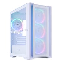 Корпус 1STPLAYER TRILOBITE T4, Mini Tower, mATX, без БП, стекло, белый (T4-WH-4FS7-W) — фото 1