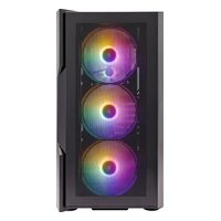 Корпус 1STPLAYER TRILOBITE T7-P, Midi Tower, ATX/mATX/Mini-ITX, без БП, стекло, чёрный (T7-P-BK-4F1) — фото 2