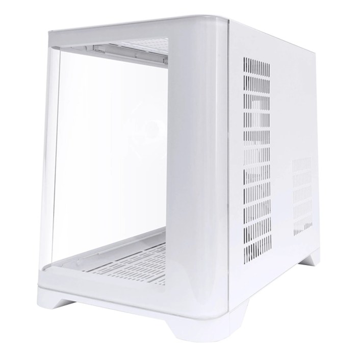 Корпус 1STPLAYER UVIEW UV5, Mini Tower, mATX/Mini-ITX, без БП, стекло, белый (UV5-WH)