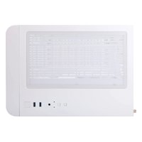 Корпус 1STPLAYER UVIEW UV5, Mini Tower, mATX/Mini-ITX, без БП, стекло, белый (UV5-WH) — фото 2