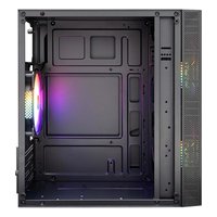 1STPLAYER X1-BK-3F1 — Корпус FIREBASE X1, Mini Tower, mATX, без БП, стекло, чёрный — фото 4