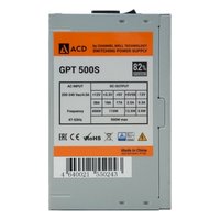 Блок питания ACD GPT-500S 500W, ATX, 1xPCIe 6+2 — фото 3