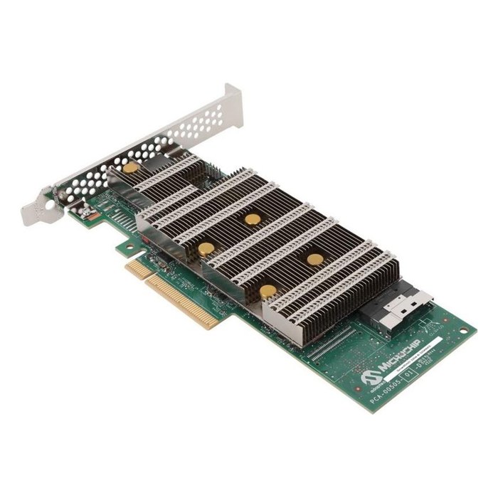 RAID-контроллер Adaptec SmartRAID 3254-8i, 8 внутр., SAS/SATA/NVMe 24 Гбит/с, RAID 0,1,10,5,6,50,60, кэш 4 ГБ, PCIe 4.0 x8, LP (32548IXS)