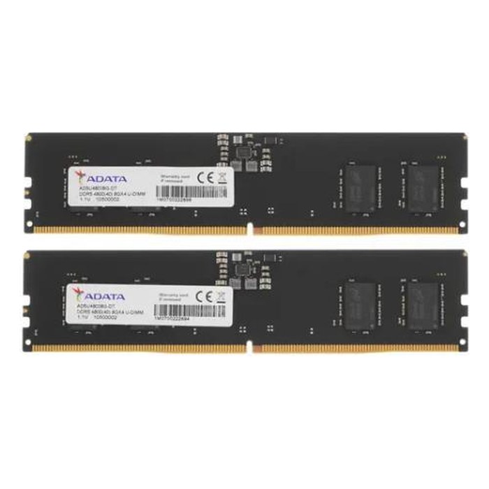Комплект памяти 2x16GB 4800MHz DDR5 non-ECC DIMM Unbuffered, ADATA (AD5U480016G-DT)