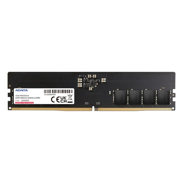 ADATA AD5U480016G-S — Модуль памяти 16GB 4800MHz DDR5 non-ECC DIMM Unbuffered