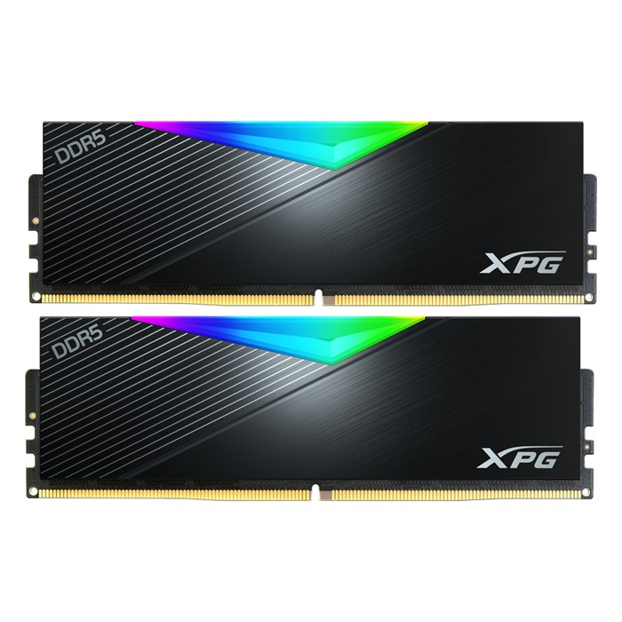Комплект памяти 2x16GB 6000MHz DDR5 non-ECC DIMM Unbuffered, ADATA LANCER RGB (AX5U6000C3016G-DCLARBK)
