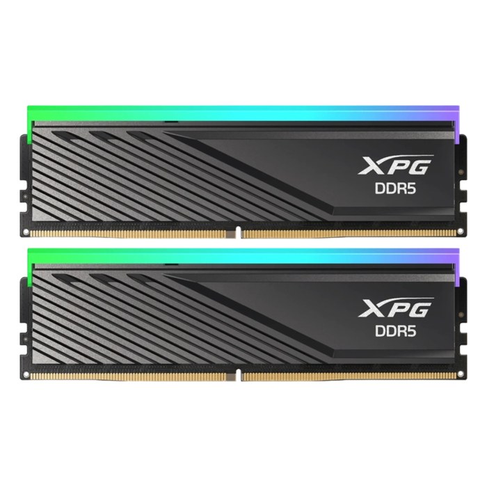 Комплект памяти 2x16GB 6000MHz DDR5 non-ECC DIMM Unbuffered, ADATA LANCER BLADE RGB (AX5U6000C4816G-DTLABRBK)