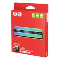 Комплект памяти 2x16GB 6400MHz DDR5 non-ECC DIMM Unbuffered, ADATA LANCER NEON RGB (AX5U6400C3216G-DCLANRSG) — фото 2