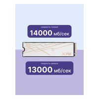 SSD 4TB ADATA MARS 980 BLADE, NVMe M.2 2280 PCIe 5.0 x4 (R14000/W13000MB/s) (2960 TBW) (SMAR-980B-4TCS) — фото 3