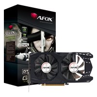 Видеокарта AFOX GeForce GTX 1050 Ti 4GB GDDR5/128-bit, PCIe 3.0, 1xHDMI+1xDP+1xDVI, 2 слота, без доп. питания (AF1050TI-4096D5H7-V9)