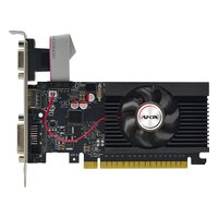 Видеокарта AFOX GeForce GT 710 4GB DDR3/64-bit, PCIe 2.0, 1xHDMI+1xDVI+1xVGA, 1 слот, низкопрофильная, без доп. питания (AF710-4096D3L5-V3) — фото 1