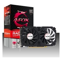 Видеокарта AFOX Radeon RX 550 4GB GDDR5/128-bit, PCIe 3.0, 1xHDMI+1xDP+1xDVI, 2 слота, без доп. питания (AFRX550-4096D5H2-V4) — фото 1