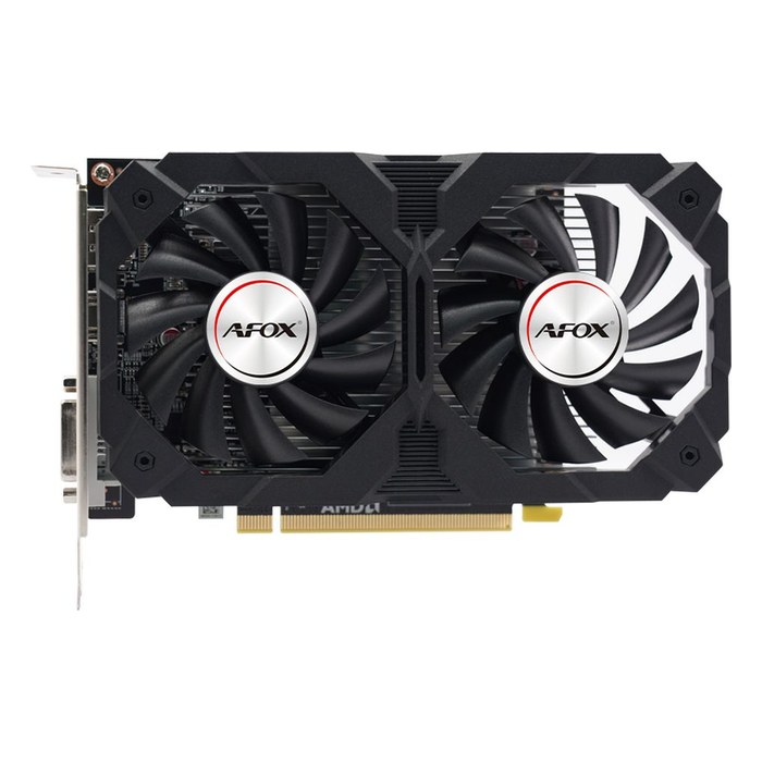 Видеокарта AFOX Radeon RX 550 8GB GDDR5/128-bit, PCIe 3.0, 1xHDMI+1xDP+1xDVI, 2 слота, без доп. питания (AFRX550-8192D5H2-V2)