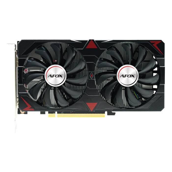 Видеокарта AFOX Radeon RX 6500 XT 4GB GDDR6/64-bit, PCIe 4.0, 1xHDMI+1xDP, 2 слота, 1x6-pin (AFRX6500XT-4GD6H4)