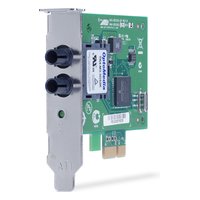 Allied Telesis AT-2911SX/ST-901 — Сетевая карта AT-2911SX/ST, 1× ST (встроенная оптика) 1 GbE, PCIe 2.0 x1, LP (FH-планка в комплекте), трансиверы: встроенный оптический приёмопередатчик 1000Base-SX 850 нм, разъём ST