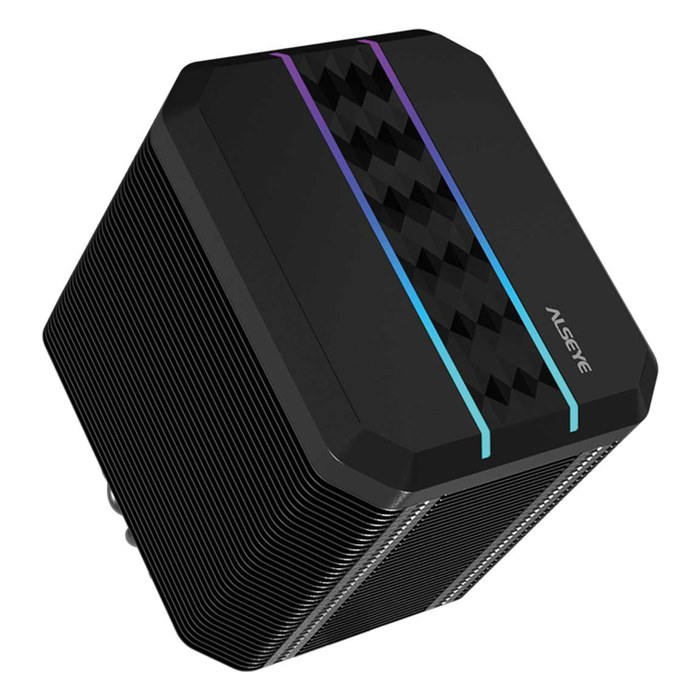Кулер для процессора Alseye M90 Black, до 180W, LGA1700/1200/115x/2011/1366, AM4/AM3/AM2, FM2, FM1 (AS.01.01.0062)