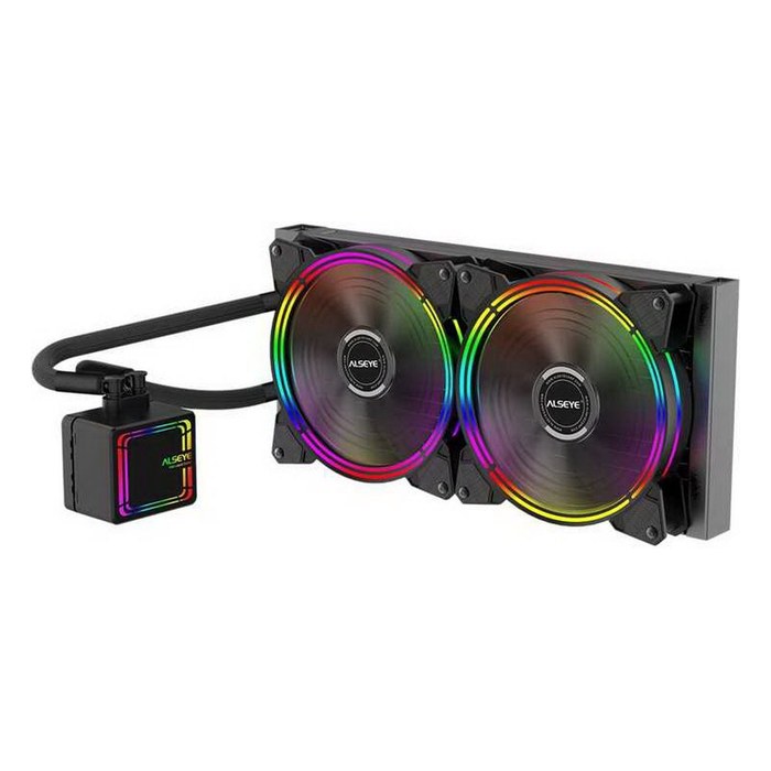 Система жидкостного охлаждения Alseye H280, радиатор 280 мм, до 200W, LGA1200/115x/2066/2011, AM5/AM4 (AS.02.02.0017)