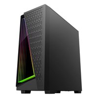 Корпус Alseye X3-B, Midi Tower, ATX/mATX/Mini-ITX, без БП, стекло, чёрный (AS.07.0150) — фото 3
