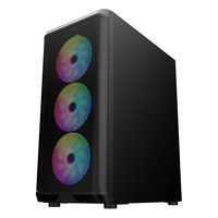 Alseye AS.07.0173 — Корпус Audin, Midi Tower, ATX/mATX/Mini-ITX, без БП, стекло, чёрный — фото 2
