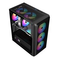 Alseye AS.07.0173 — Корпус Audin, Midi Tower, ATX/mATX/Mini-ITX, без БП, стекло, чёрный — фото 3