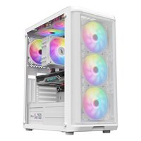 Корпус Alseye Audin, Midi Tower, ATX/mATX/Mini-ITX, без БП, стекло, белый (AS.07.0179)