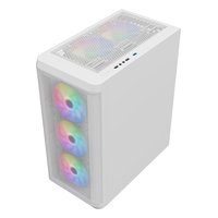 Корпус Alseye Audin, Midi Tower, ATX/mATX/Mini-ITX, без БП, стекло, белый (AS.07.0179) — фото 2