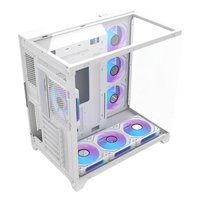 Корпус Alseye Vision Ultra, Midi Tower, ATX/mATX/Mini-ITX, без БП, стекло, белый (AS.07.0235) — фото 4