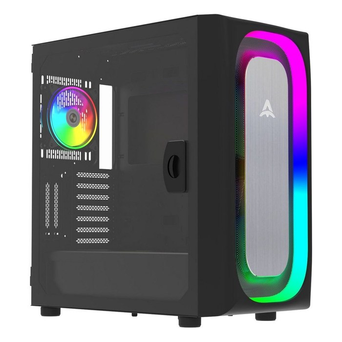 Корпус Alseye Ai Pro-200B, Midi Tower, E-ATX/ATX/mATX/Mini-ITX, без БП, стекло, чёрный (AS.07.0256)