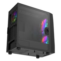 Корпус Alseye Ai Pro-200B, Midi Tower, E-ATX/ATX/mATX/Mini-ITX, без БП, стекло, чёрный (AS.07.0256) — фото 5